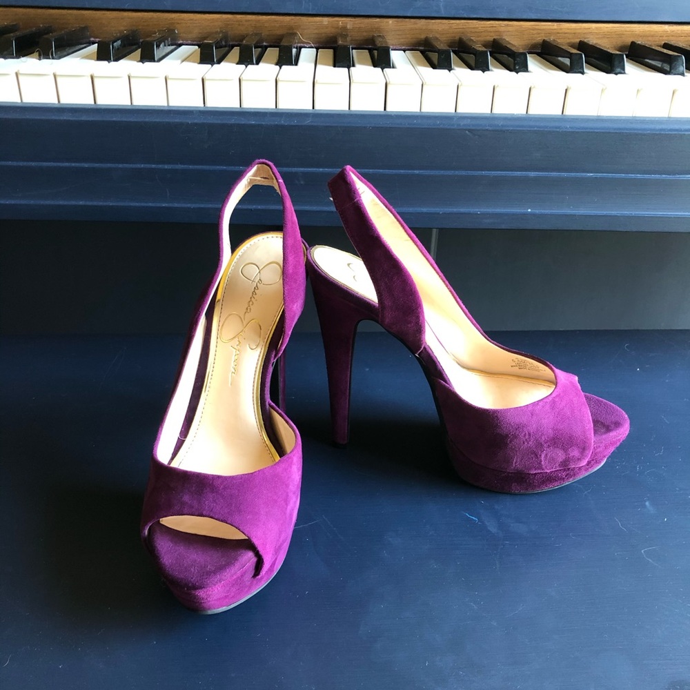 Jessica Simpson platform heels